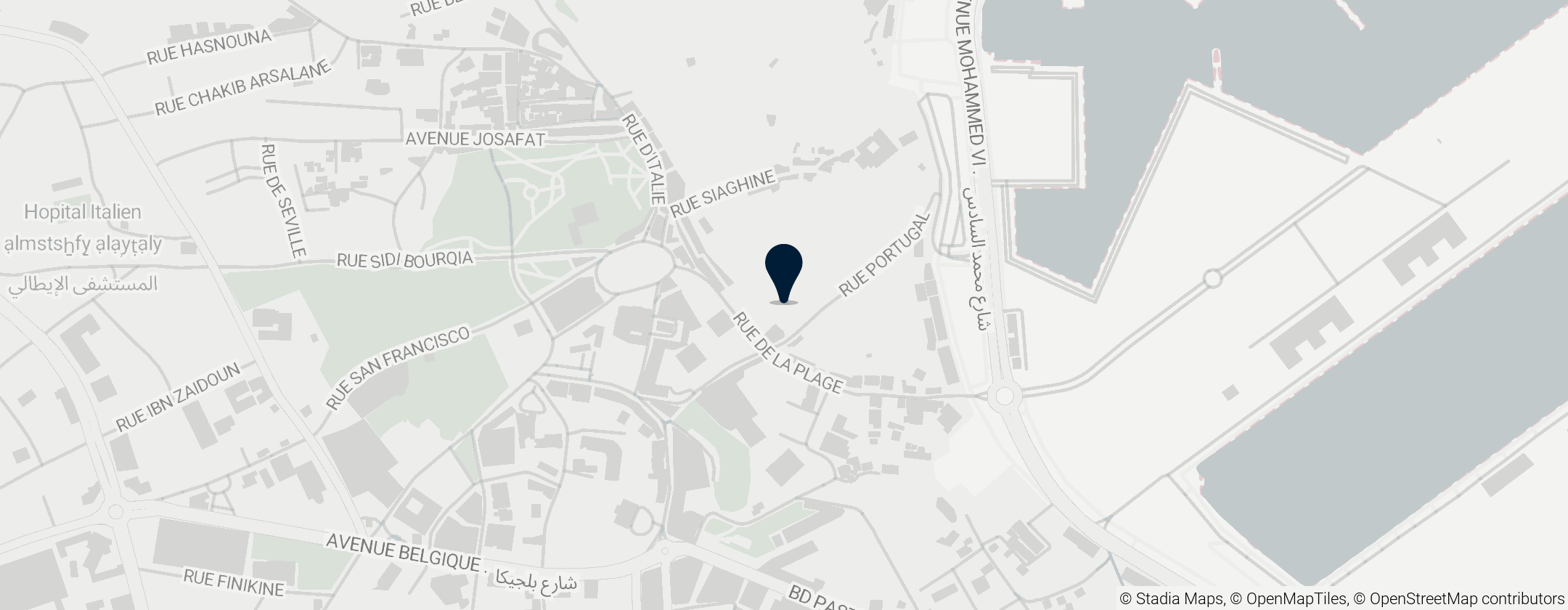 Map of American Legation, Tangier