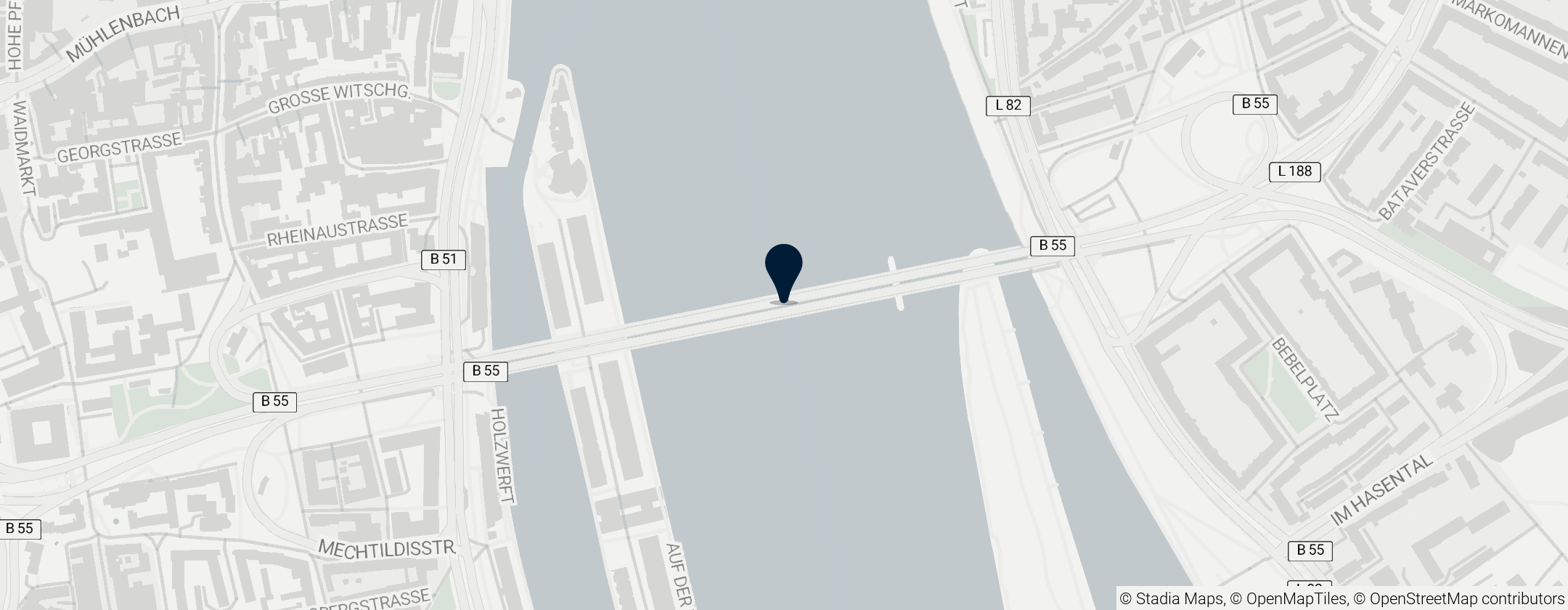 Map of Severinsbrücke