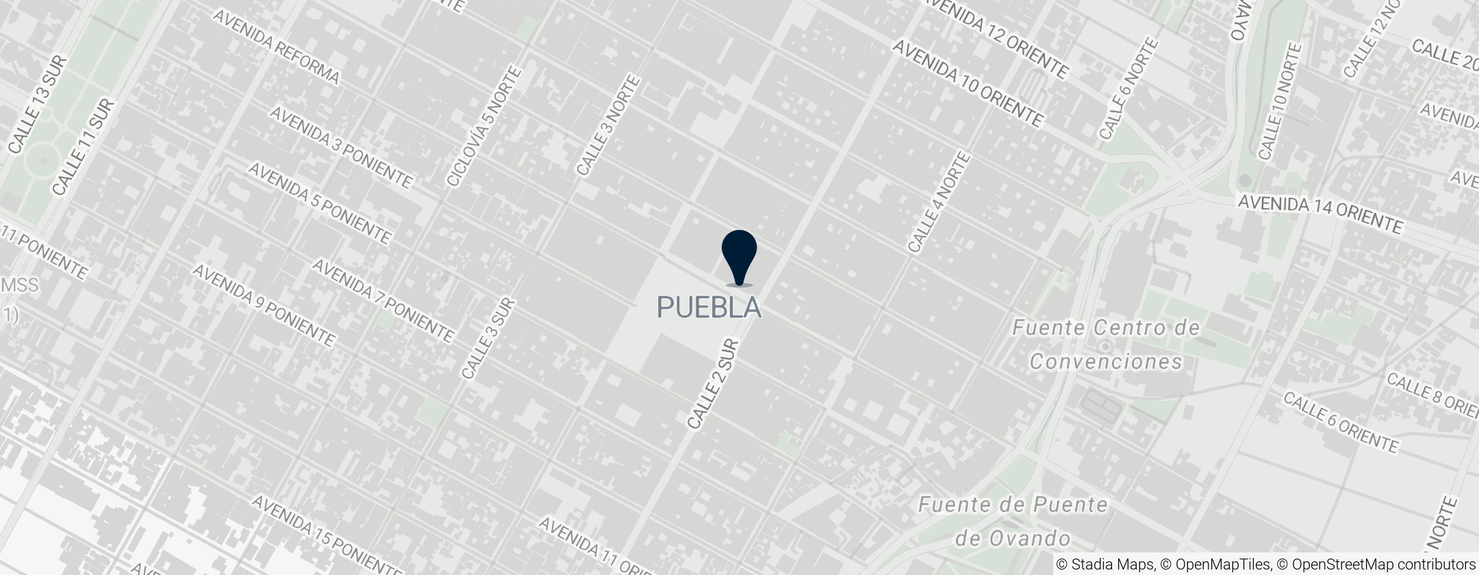 Map of Palacio Municipal de Puebla
