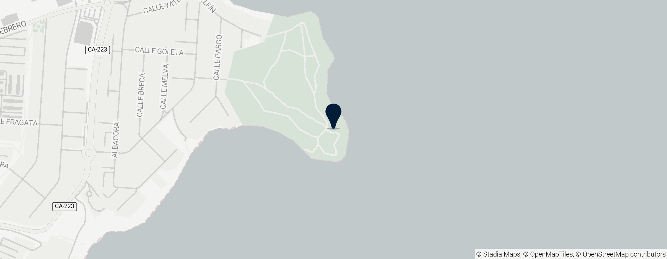 Map of Fuerte de San García