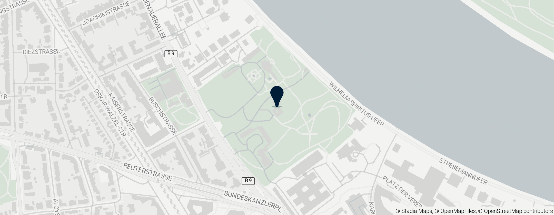 Map of Kanzlerbungalow