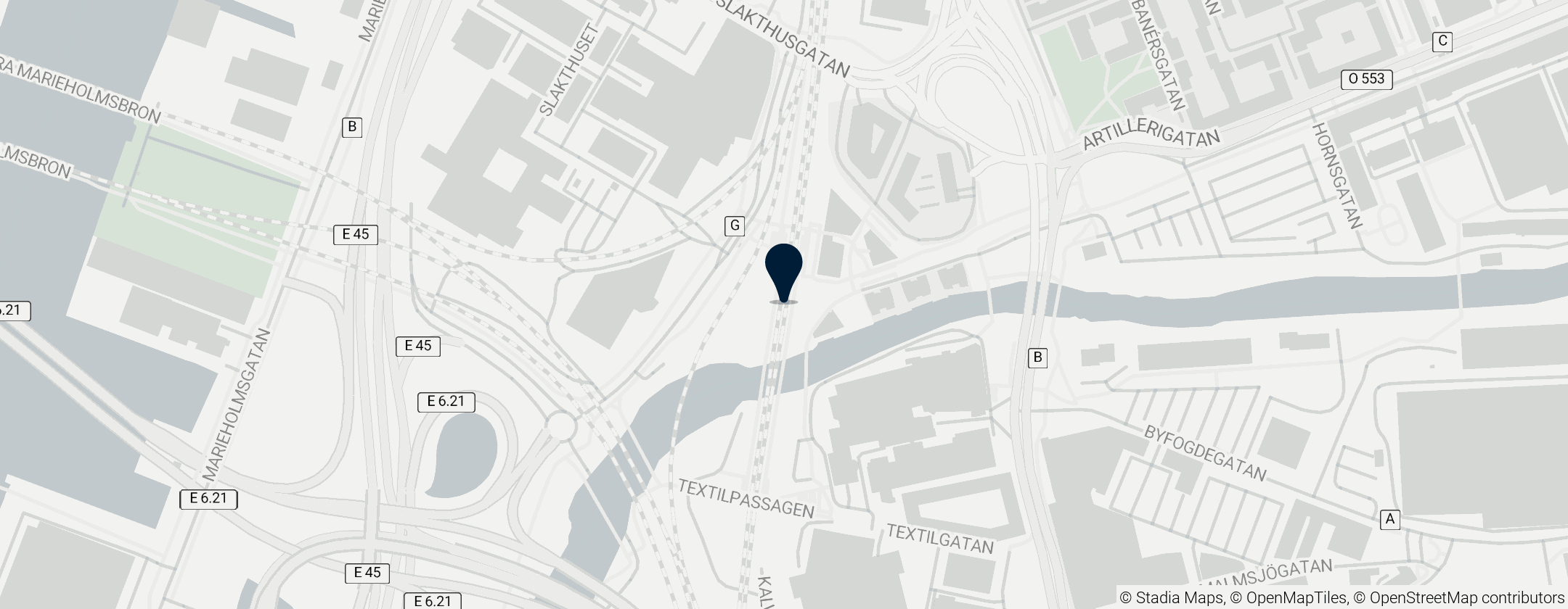 Map of Göteborg Gamlestaden