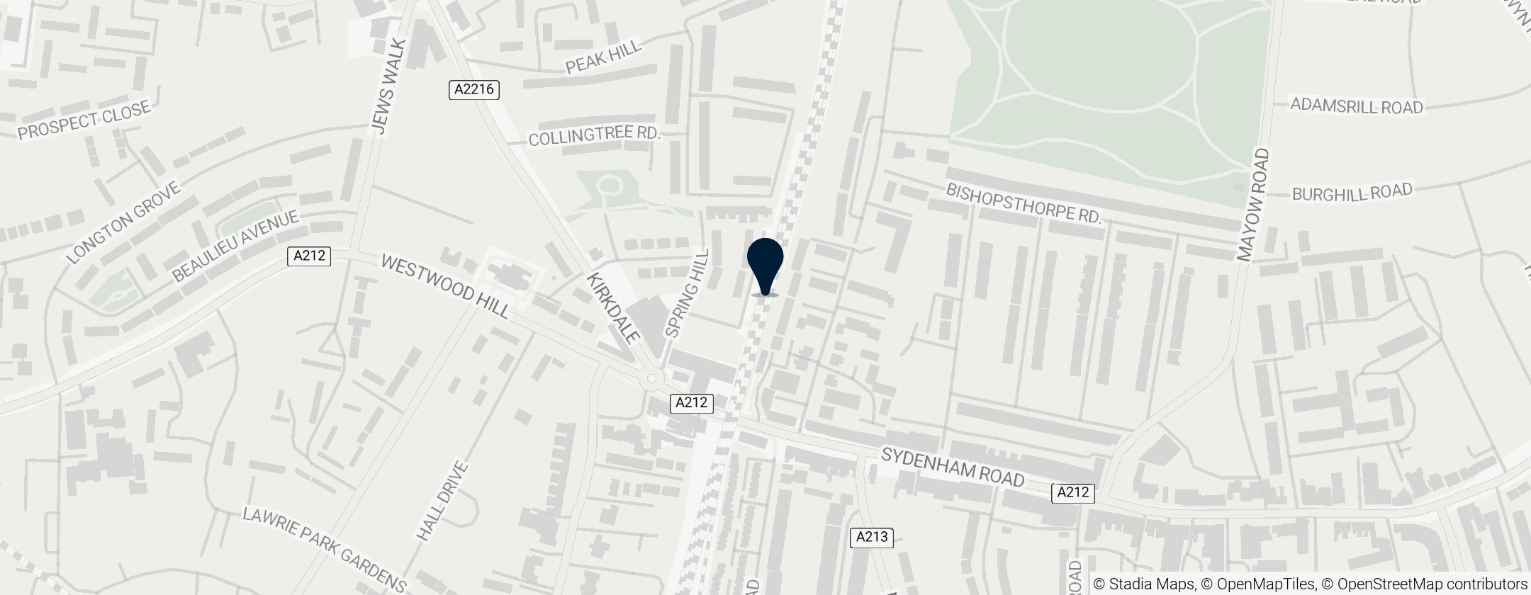 Map of Station Sydenham