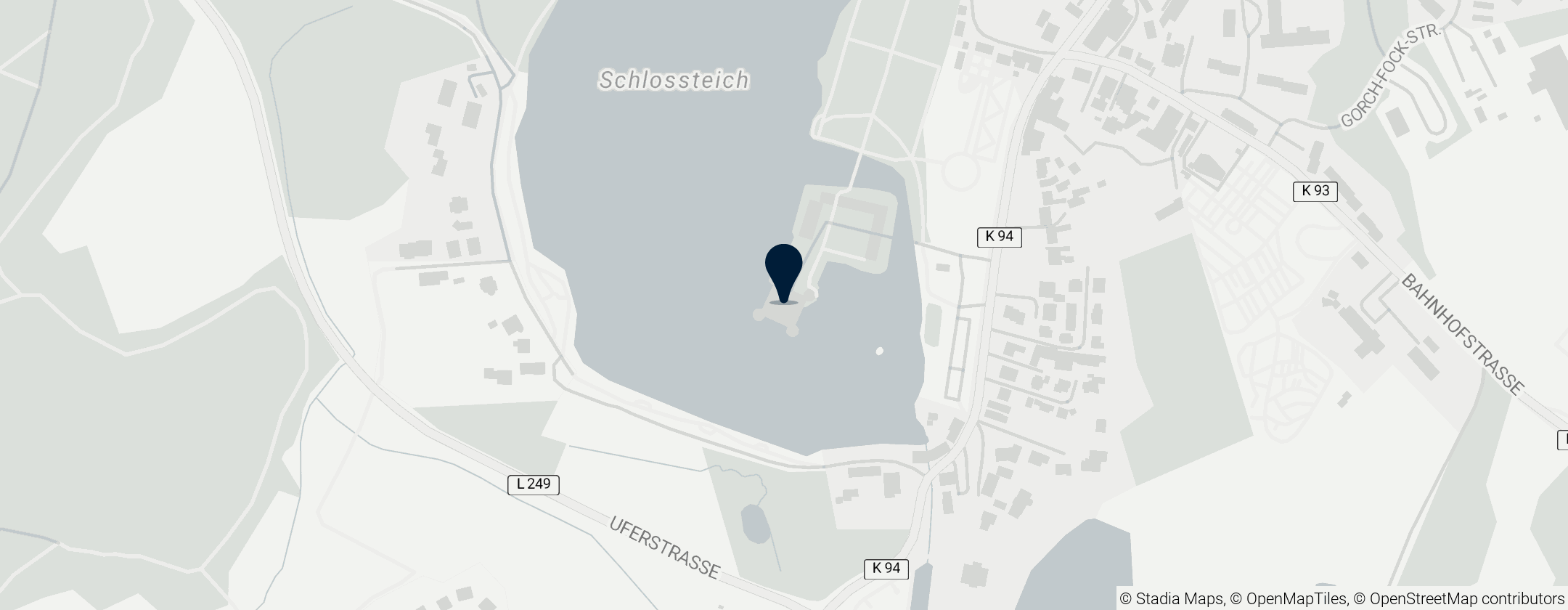 Map of Glücksburg Castle