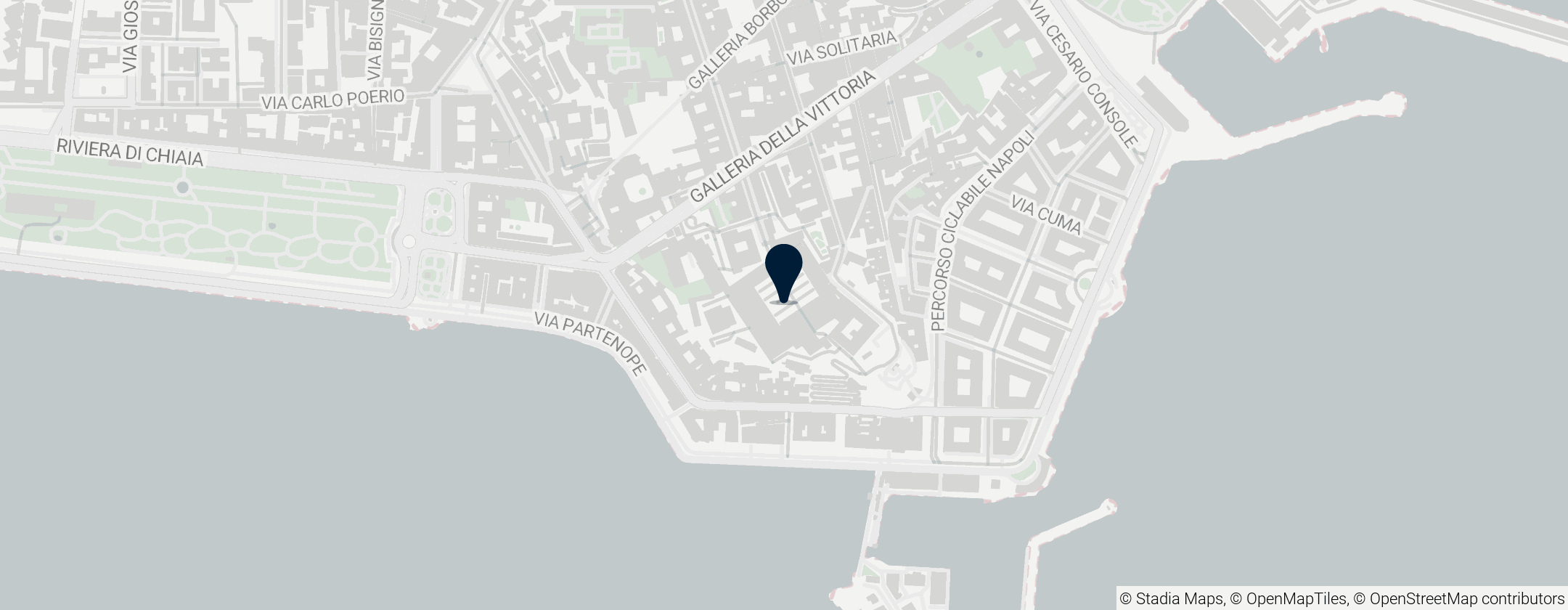 Map of Gran Quartiere di Pizzofalcone (Polizia di Stato - Caserma N.Bixio)