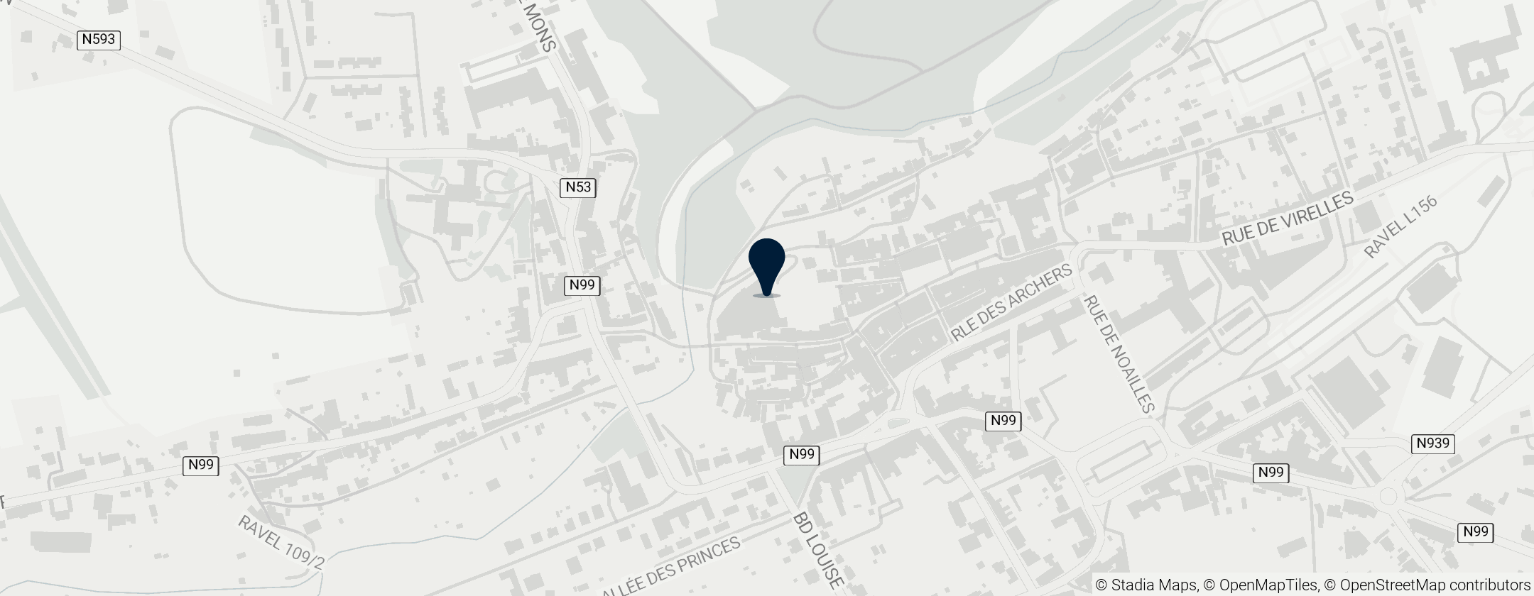 Map of Castle of Chimay