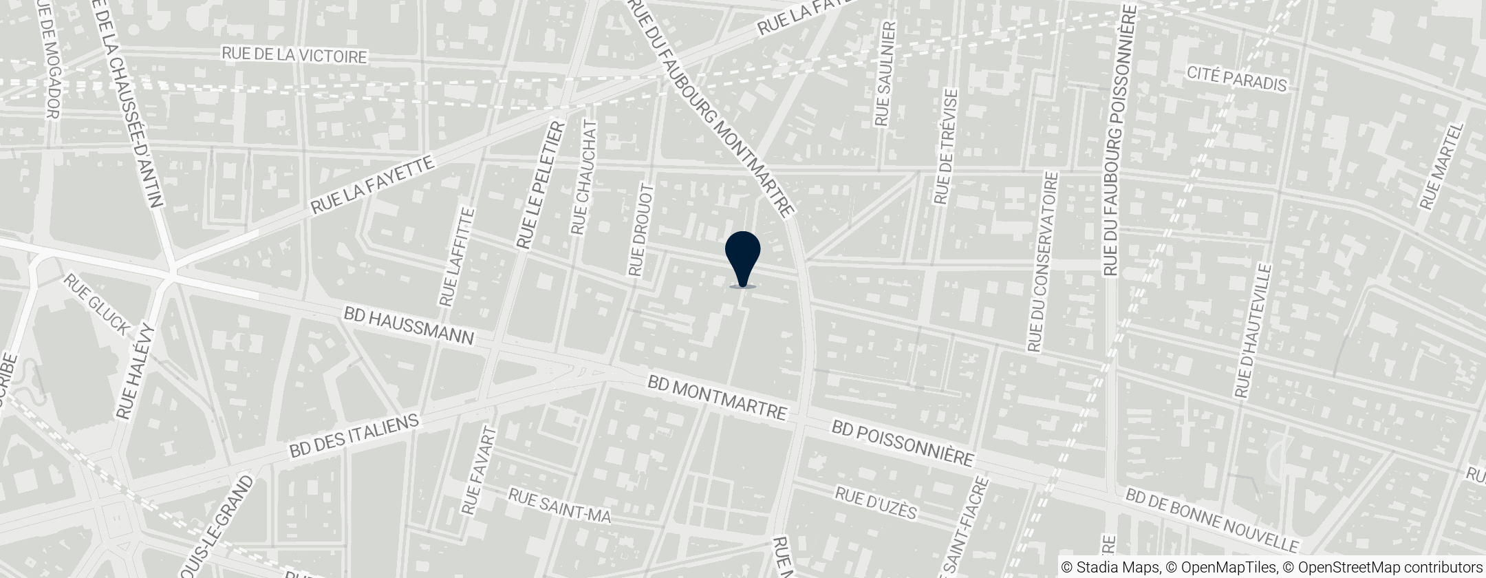 Map of Passage Jouffroy