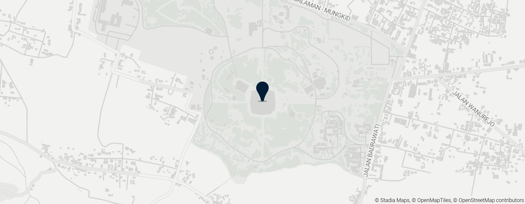 Map of Borobudur Temple