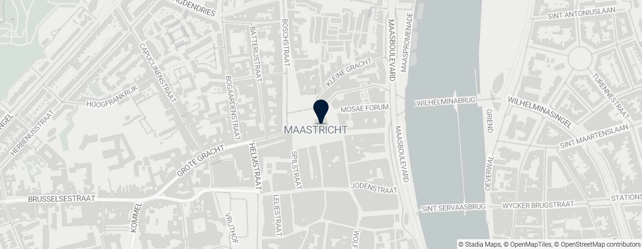 Map of City Hall of Maastricht