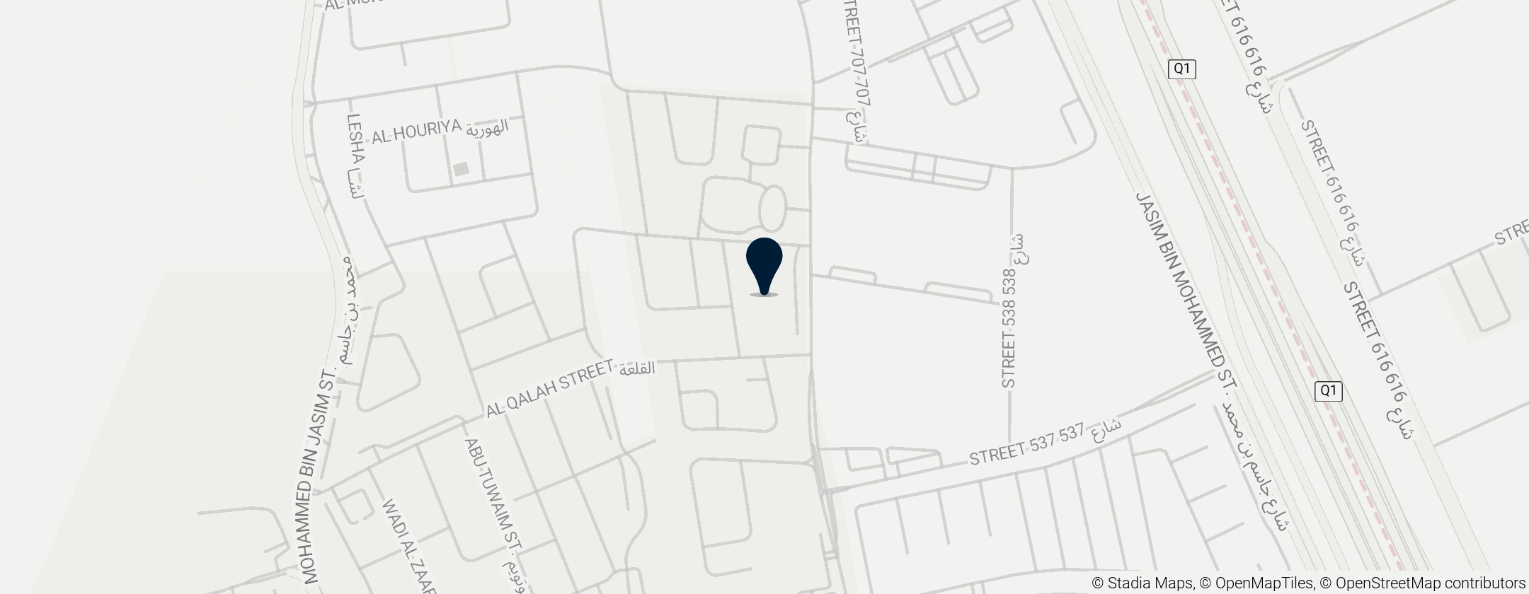 Map of Barzan Towers