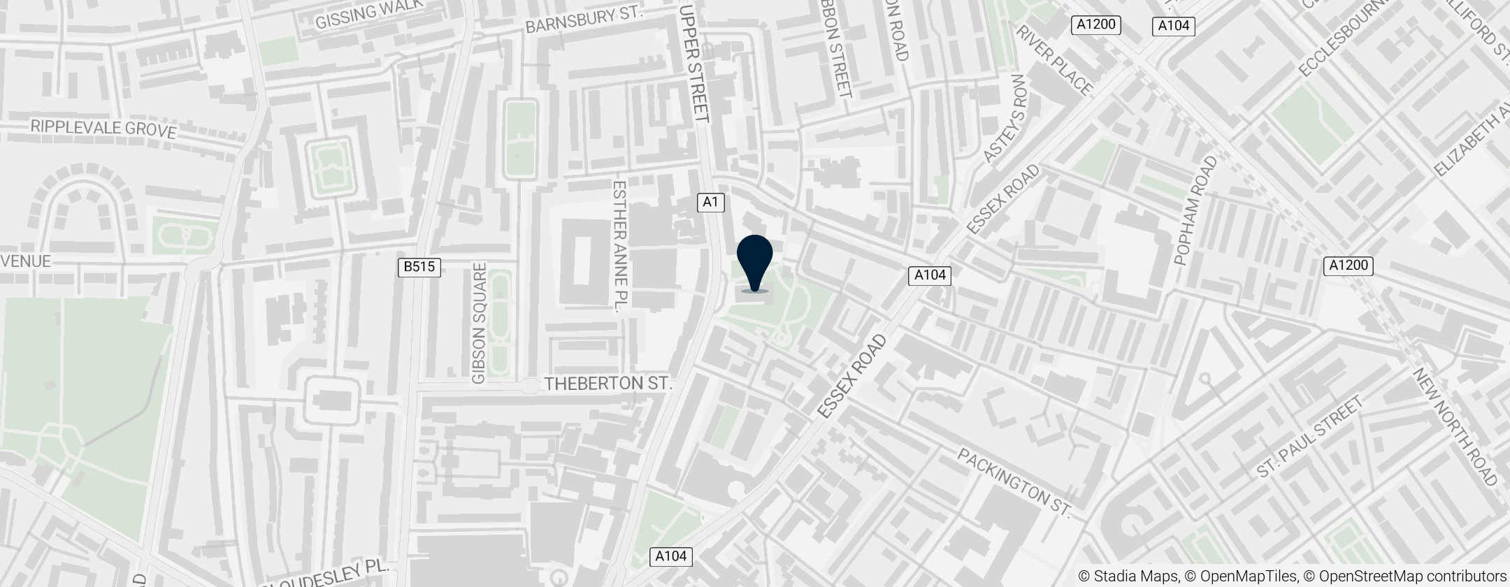 Map of Saint Mary's Church