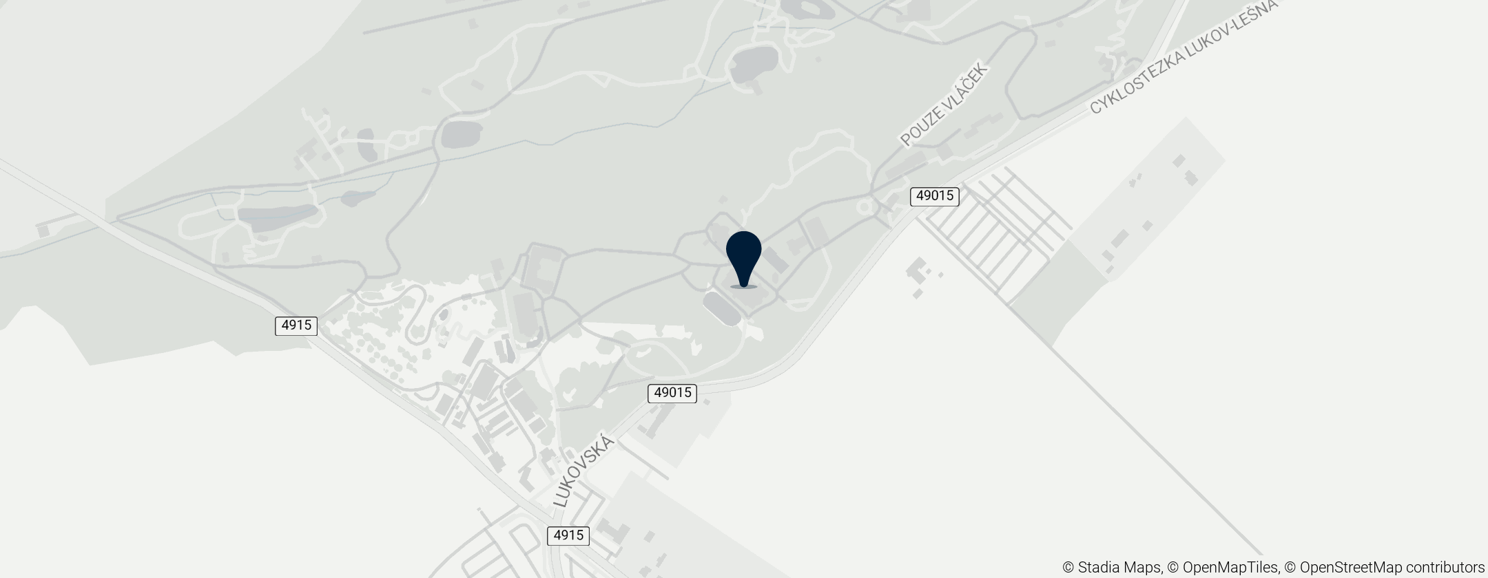 Map of Lešná Chateau