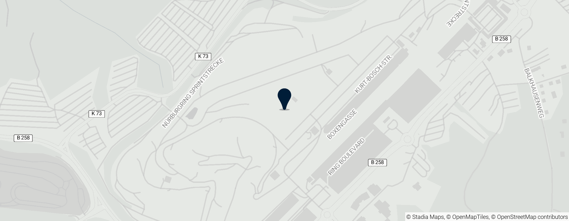 Map of Nürburgring Sprint course