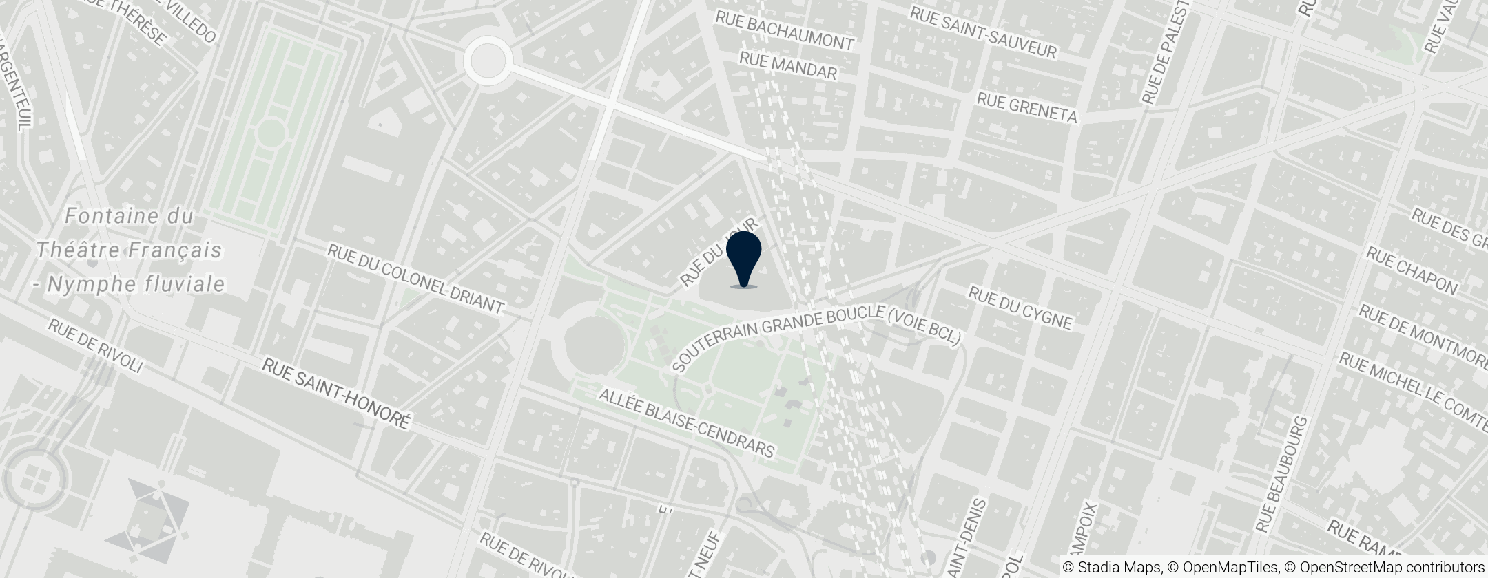 Map of Saint-Eustache Church