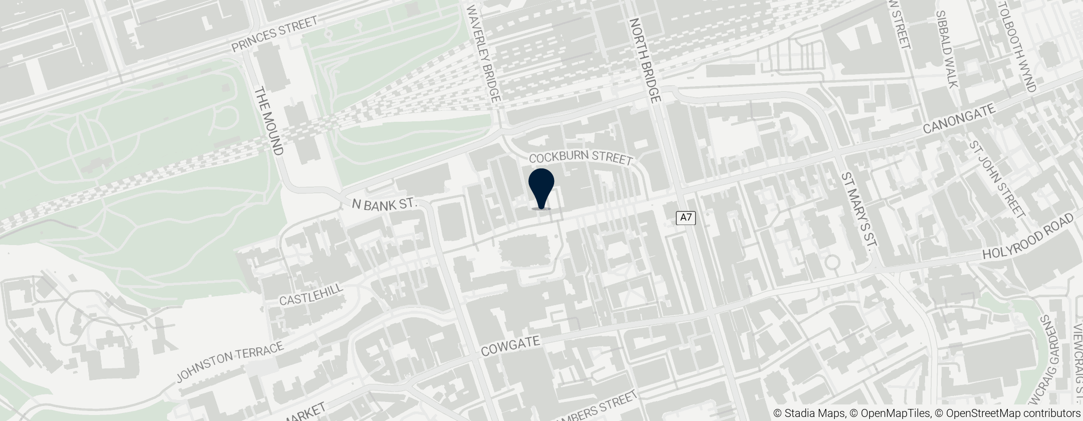 Map of The Real Mary King's Close