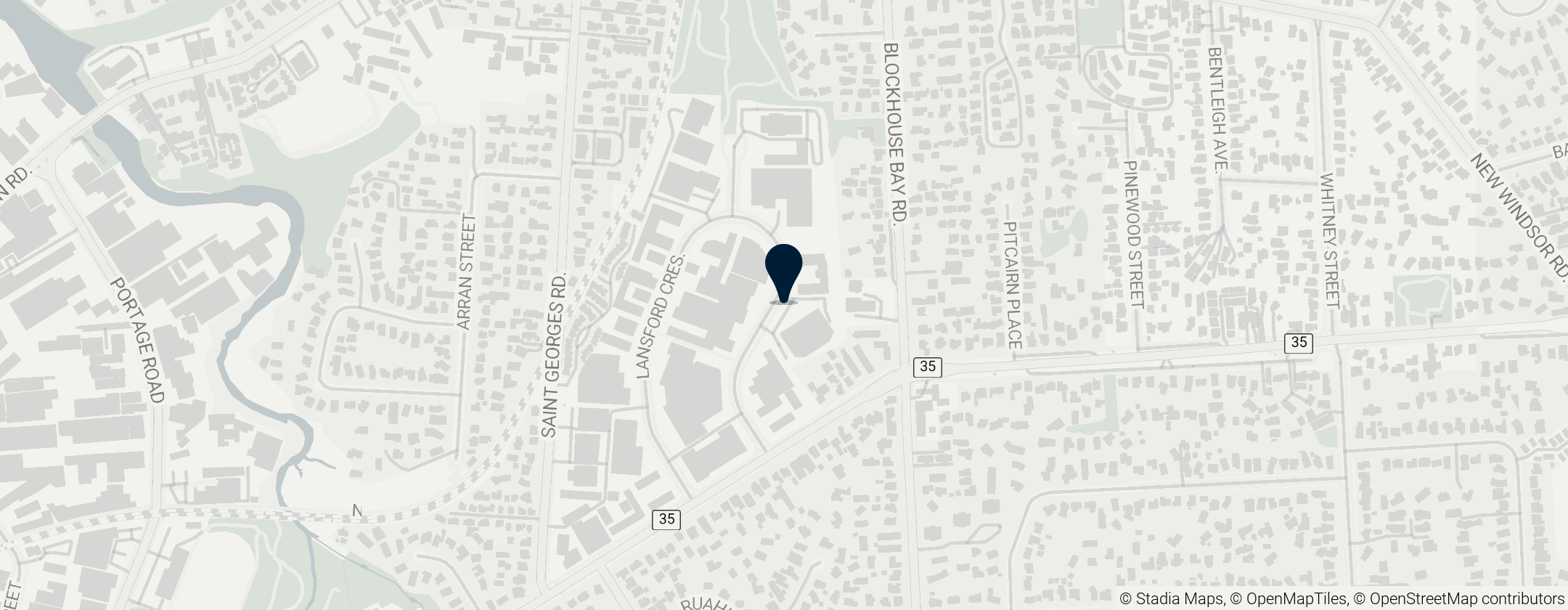 Map of Paradice Ice Skating Rink