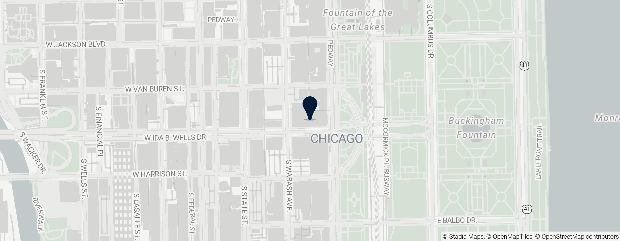 Map of Auditorium Building