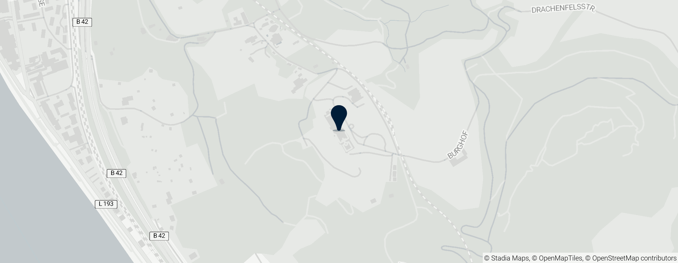 Map of Schloss Drachenburg