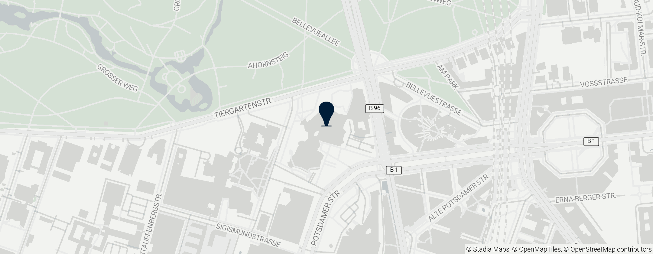 Map of Berlin Philharmonic