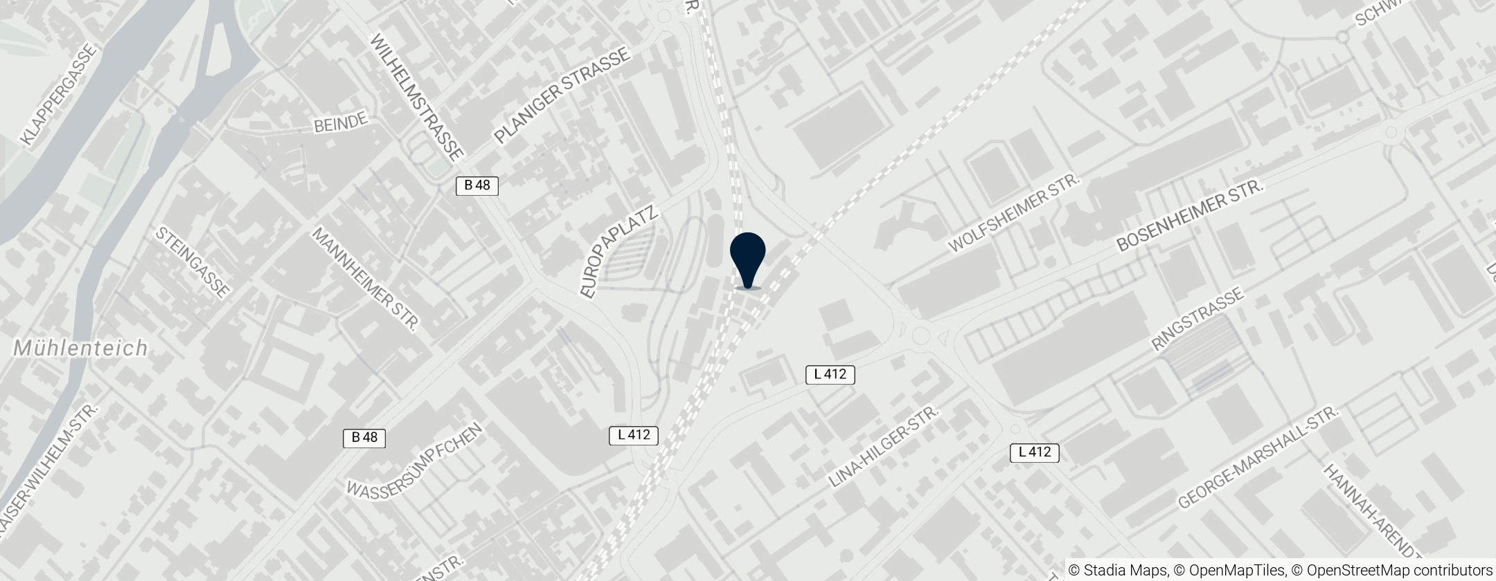 Map of Station Bad Kreuznach