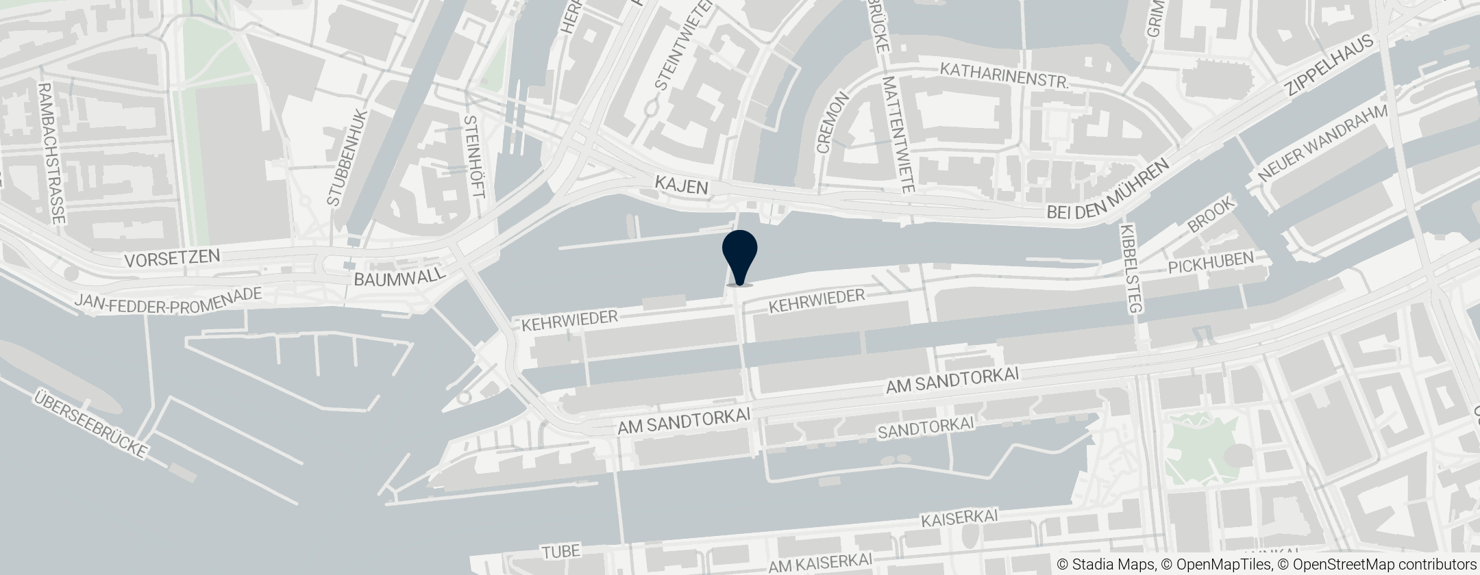 Map of Speicherstadt