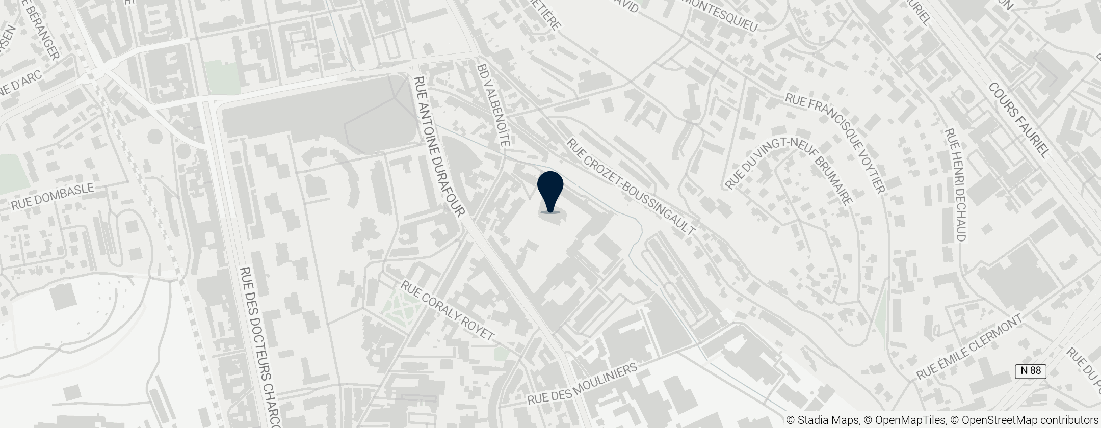 Map of Église Notre-Dame de Valbenoite