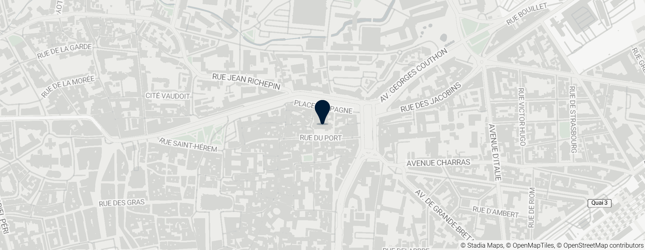 Map of Basilica of Notre-Dame du Port