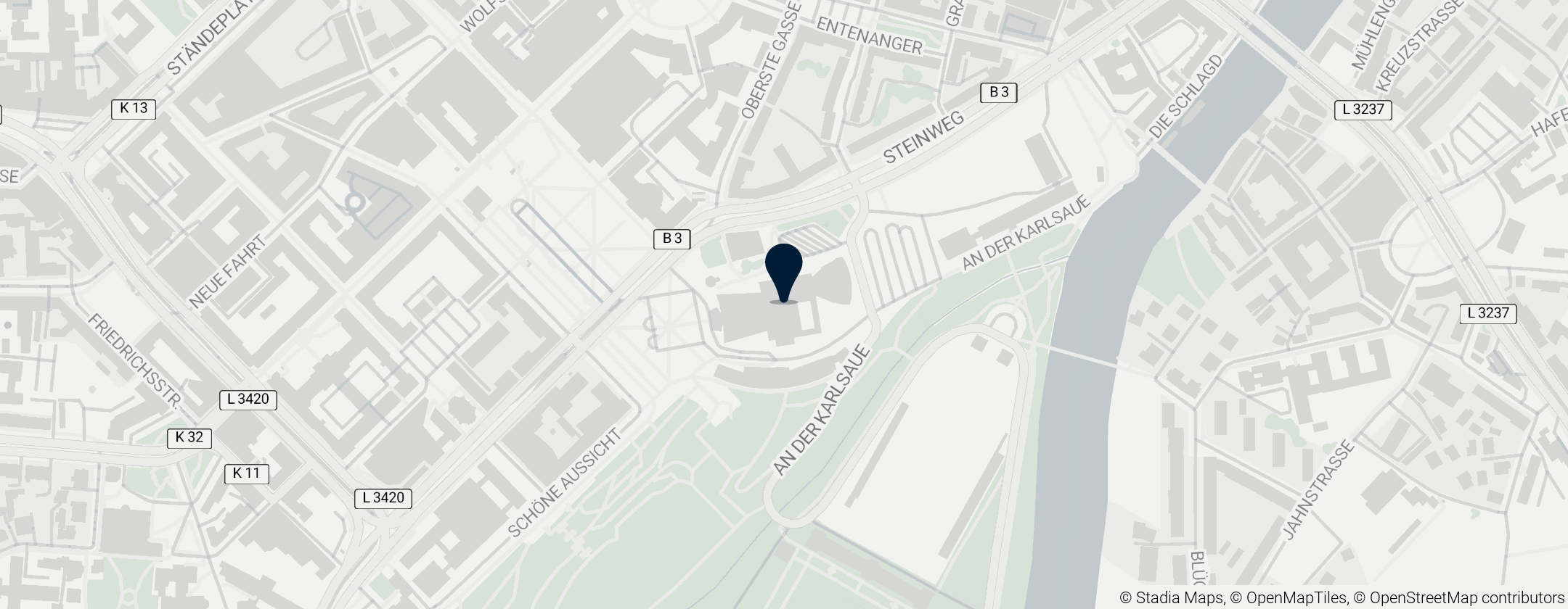 Map of Staatstheater Kassel