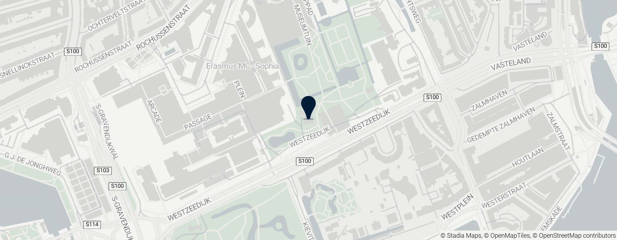 Map of Natural History Museum Rotterdam