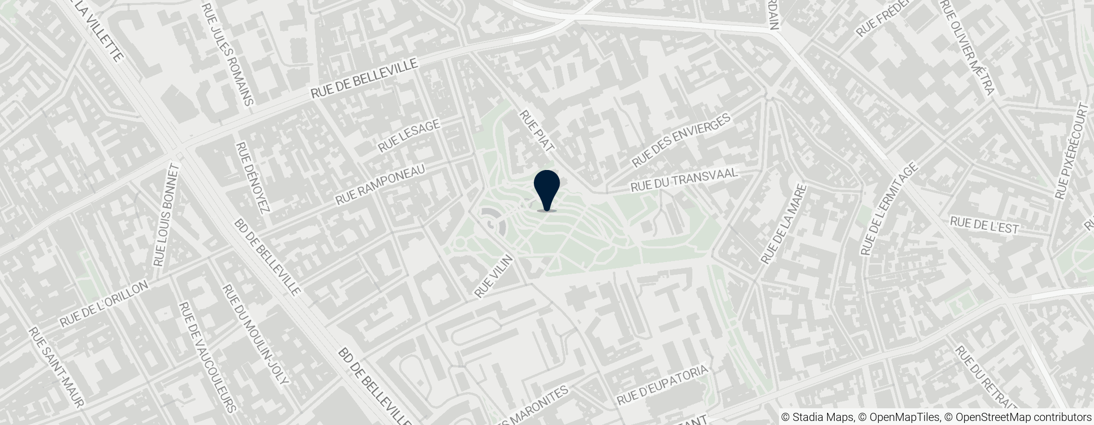 Map of Belleville Park