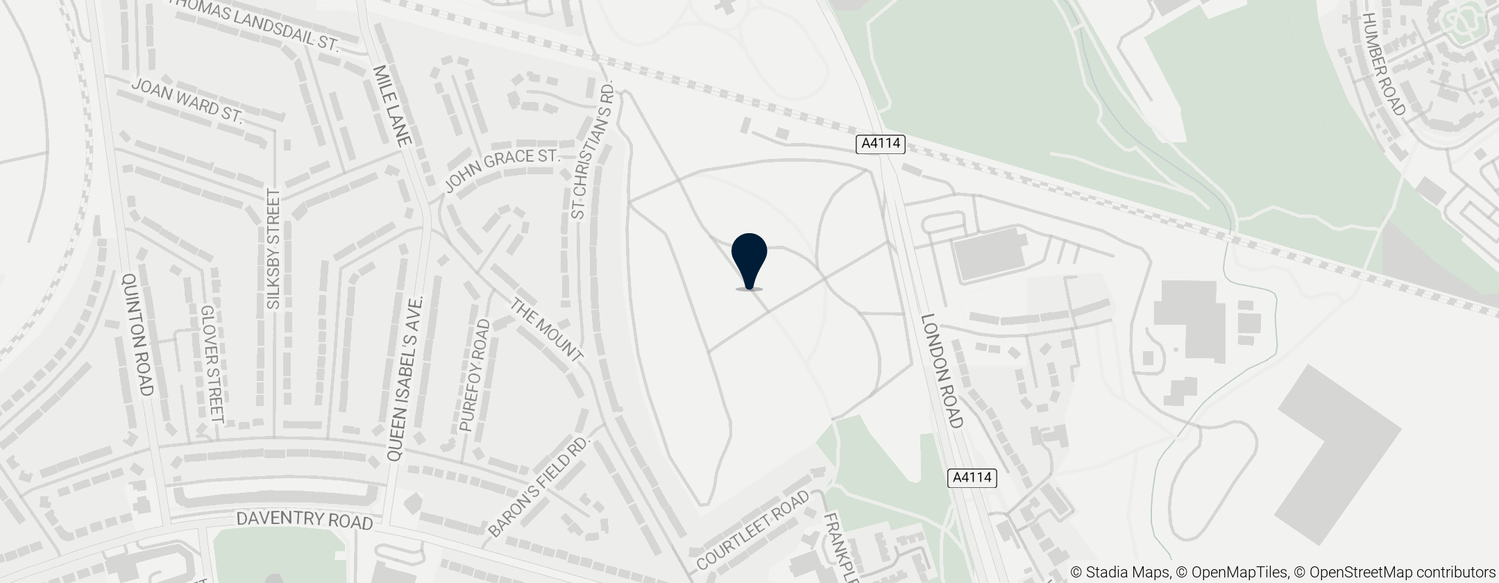 Map of London Road Cemetery