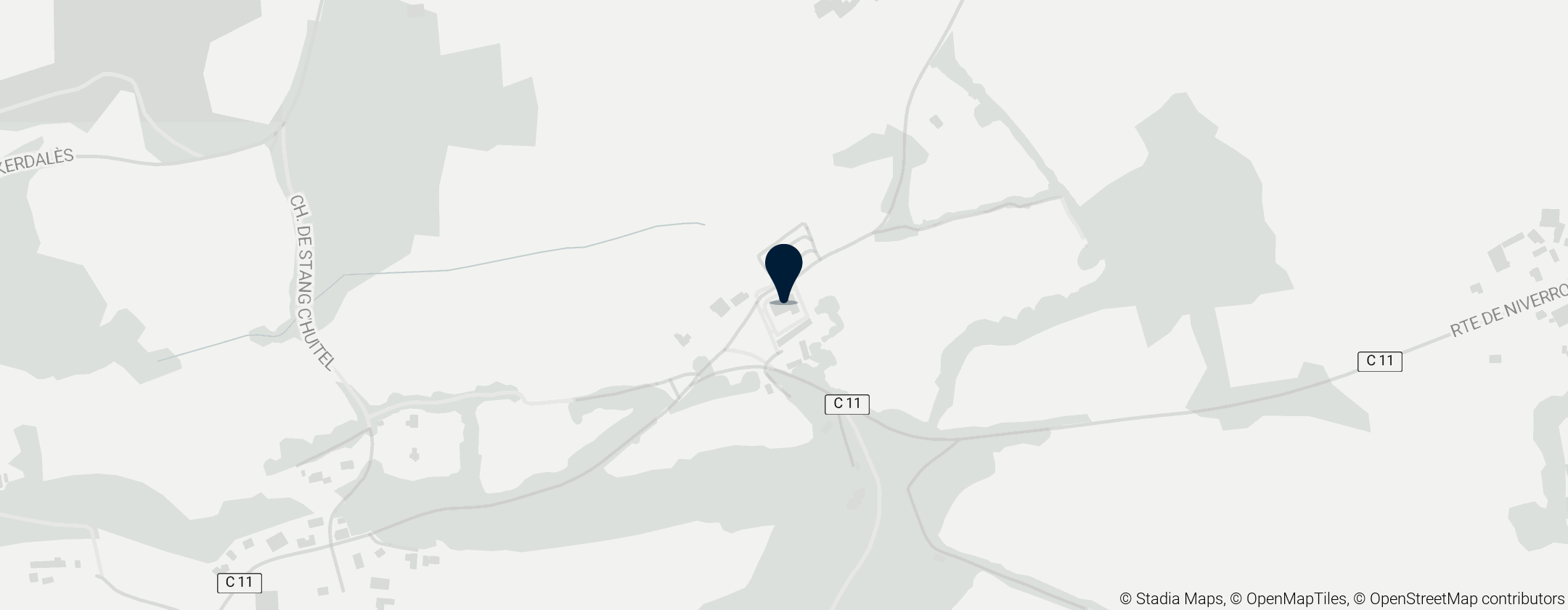 Map of Chapelle Notre-Dame de Kerdévot