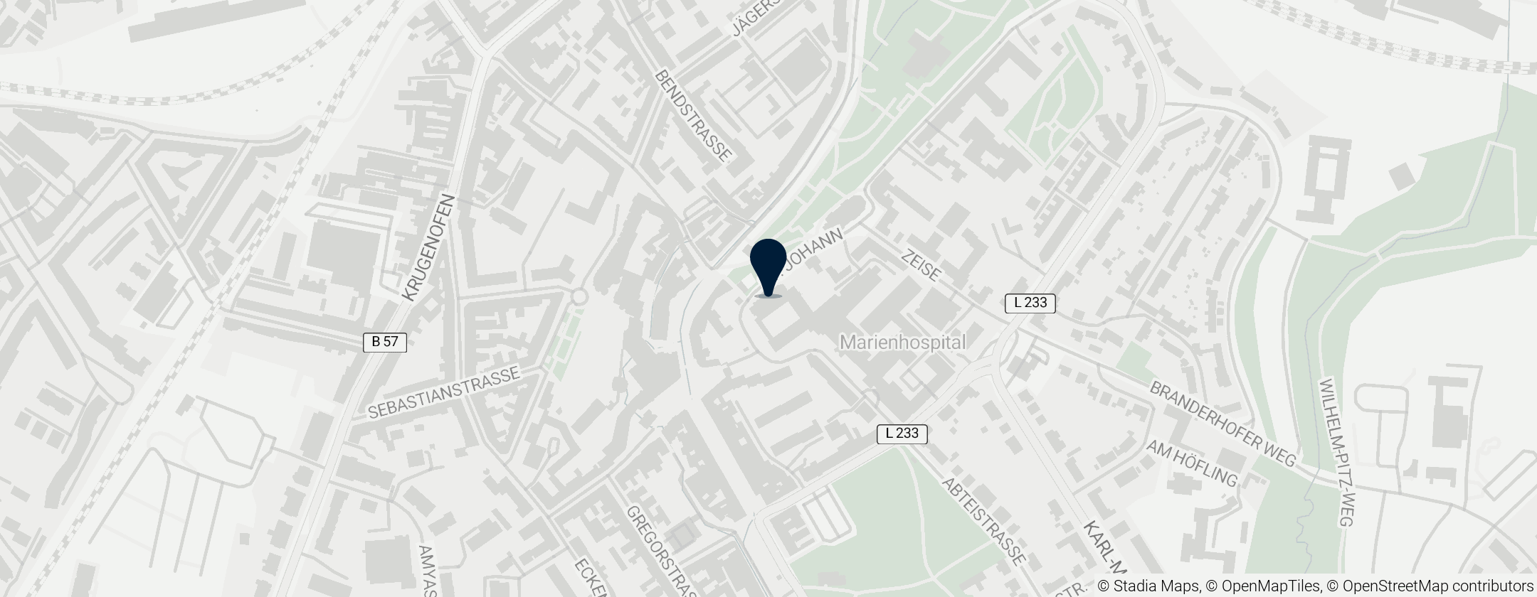 Map of St. Johann Church