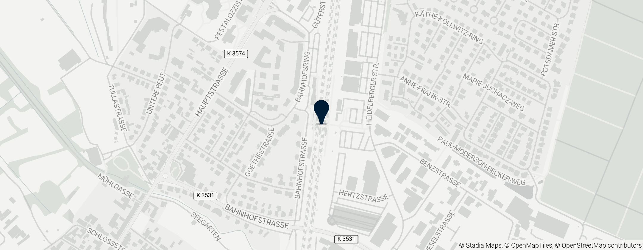 Map of Graben-Neudorf station