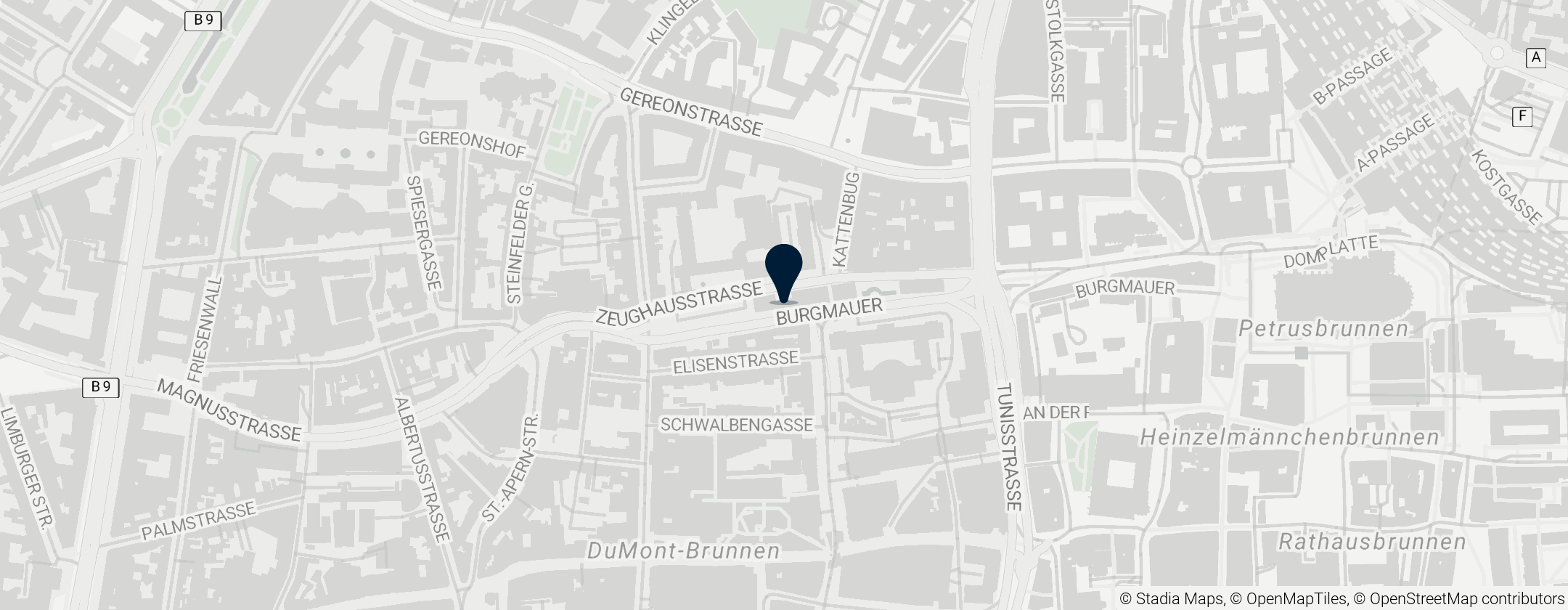 Map of Cologne City Museum