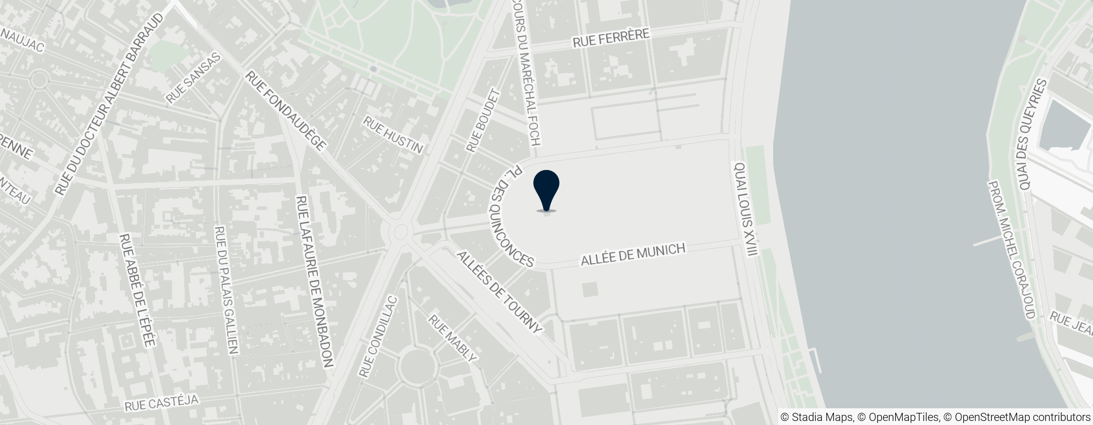 Map of Monument aux Girondins