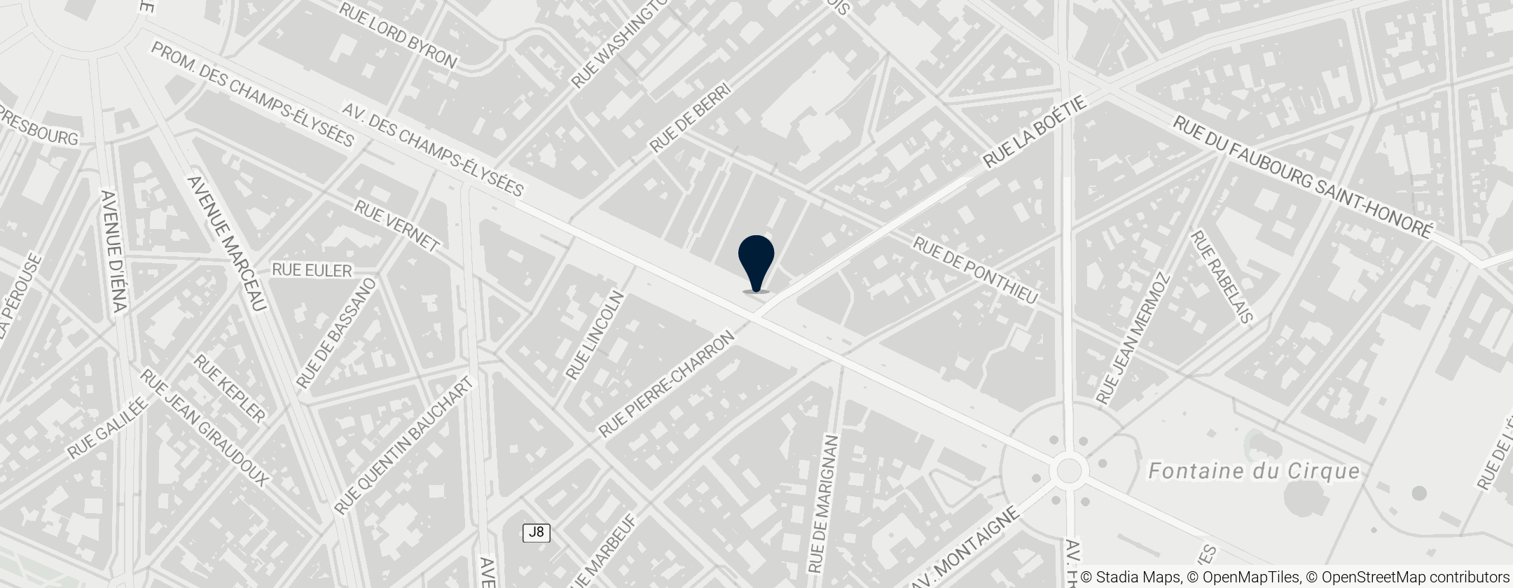 Map of Champs Élysées