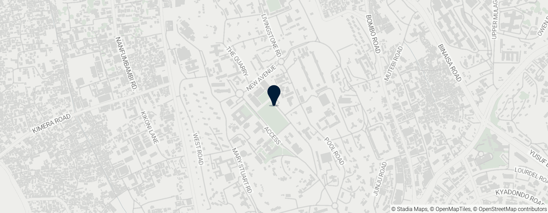 Map of Makerere University
