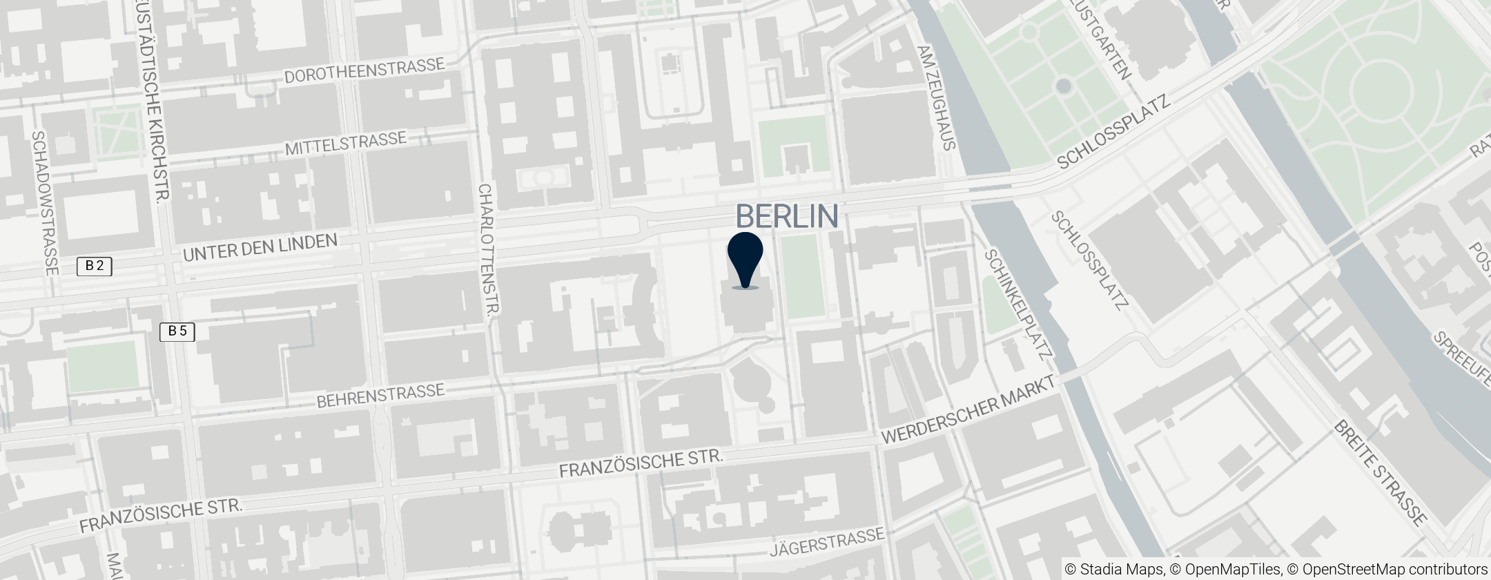 Map of Berlin State Opera