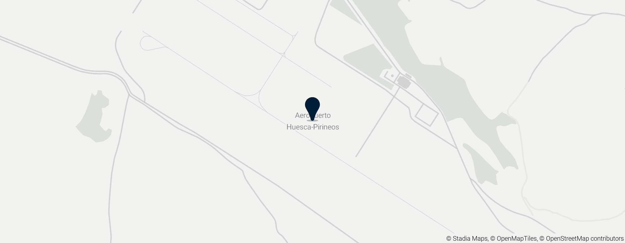 Map of Aeropuerto Huesca-Pirineos