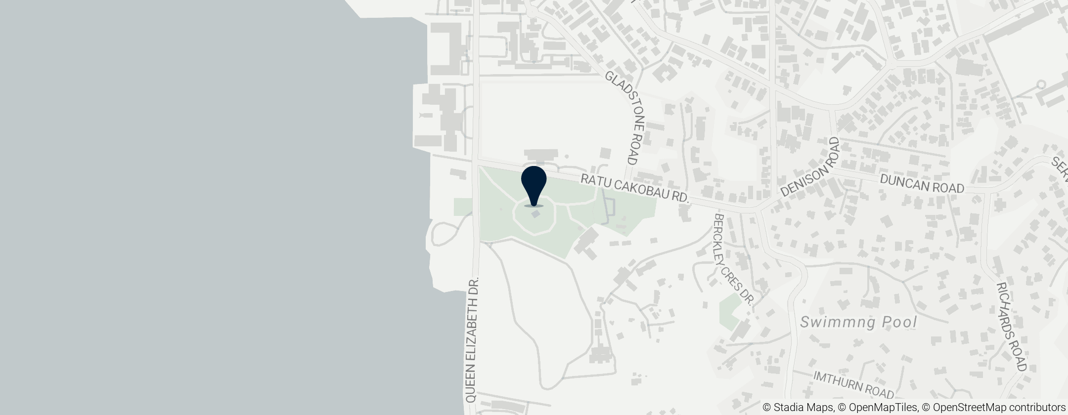 Map of Thurston Gardens