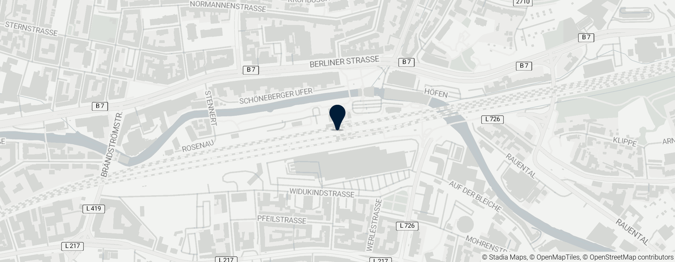 Map of Wuppertal-Oberbarmen station