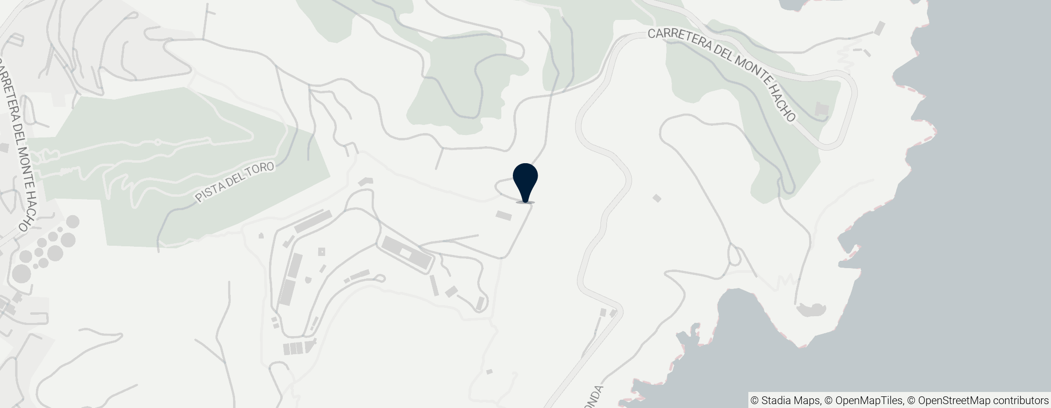 Map of Ceuta Peninsula