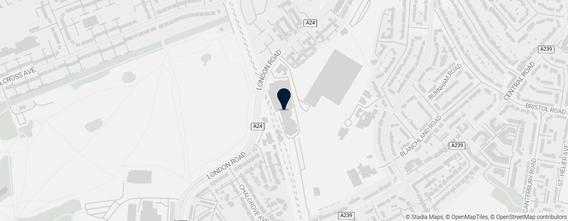 Map of Baitul Futuh Mosque