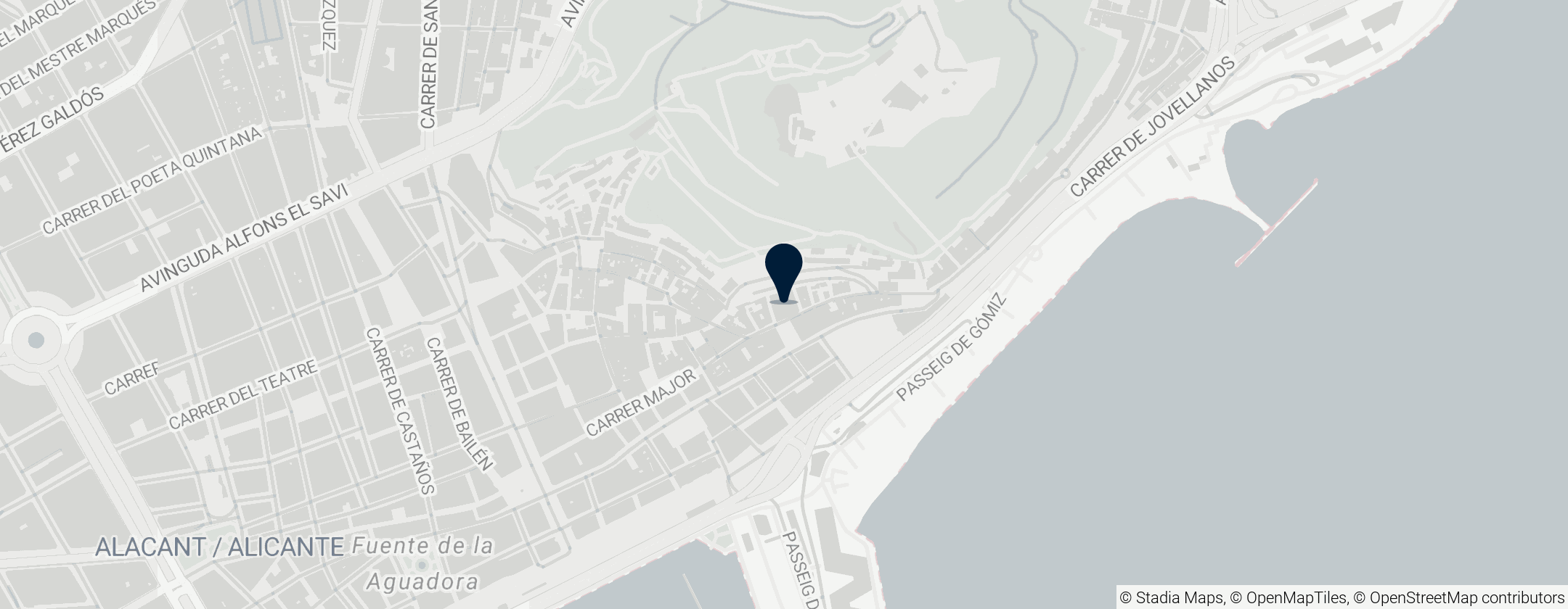 Map of MACA - Museo de Arte Contemporáneo de Alicante