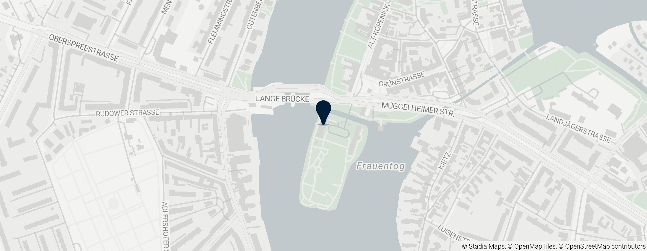 Map of Köpenick Palace