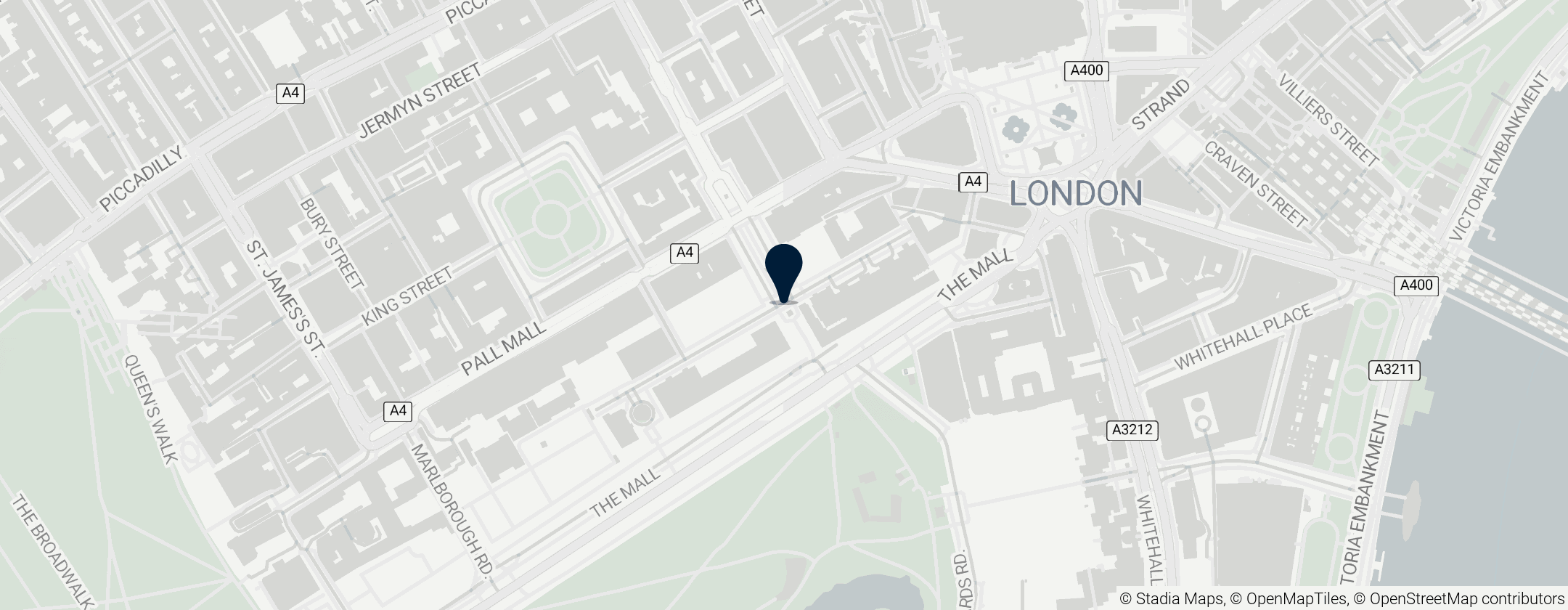 Map of Carlton House Terrace