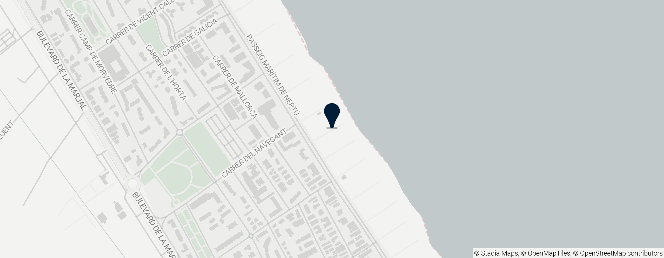 Map of Denia Beaches