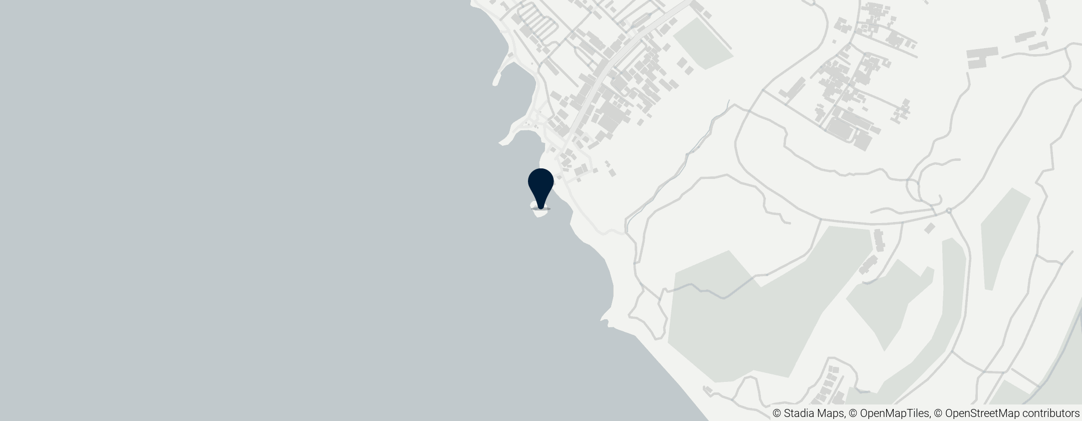 Map of Tanah Lot Temple