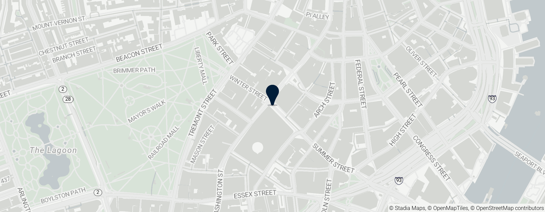 Map of 다운타운 크로싱역